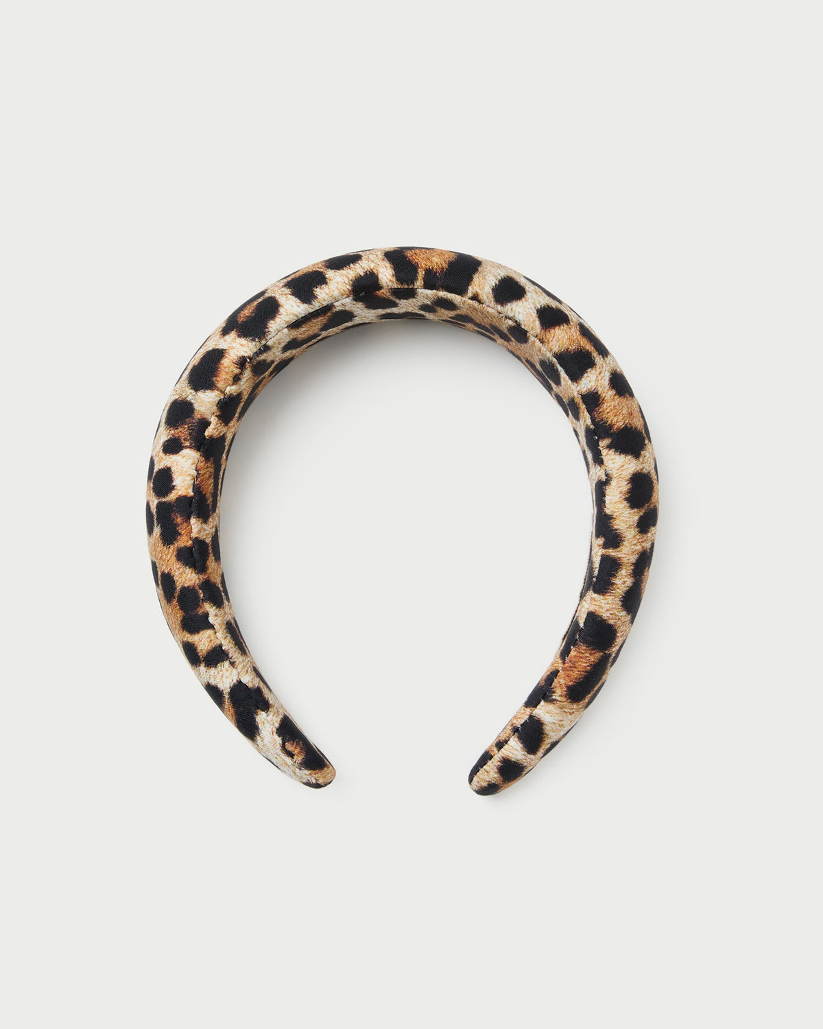 Loeffler Randall Bellamy Leopard Jersey Headband