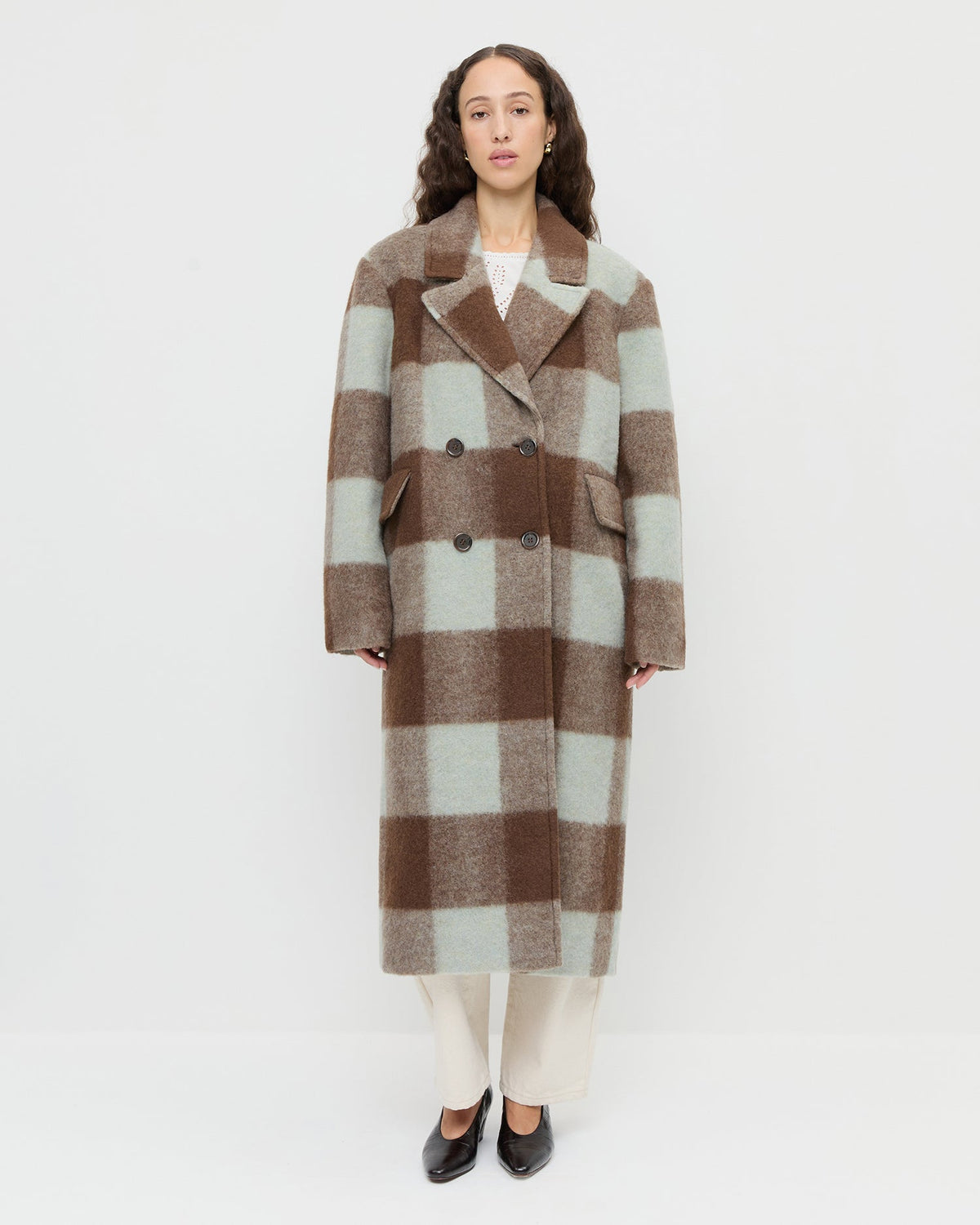 Loeffler Randall Finley Wool Coat