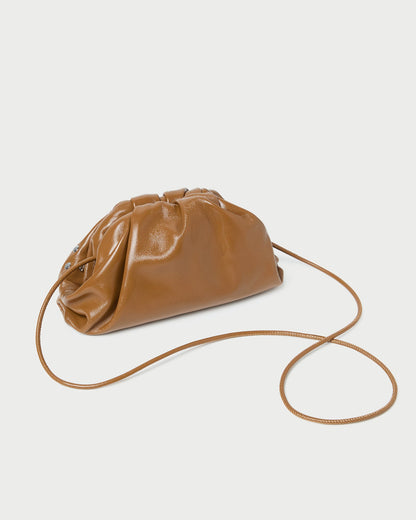 Loeffler Randall Bailey Safari/Silver Leather Dome Clutch